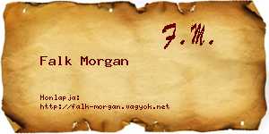 Falk Morgan névjegykártya